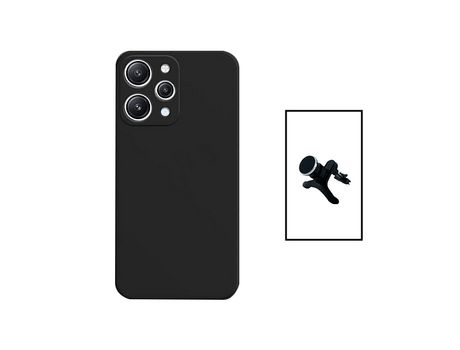 Funda para Xiaomi Redmi 12 PHONECARE Silicona Líquida Negro
