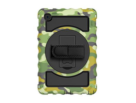 Carcasa para Samsung Galaxy Tab A8.4T307 con soporte giratorio/correa para el hombro Carcasa protector ELKUAIE