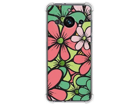 Funda Silicona Antigolpes Realme 11 Pro / 11 Pro+ Plus Diseño Flores 02 Dibujos TUMUNDOSMARTPHONE