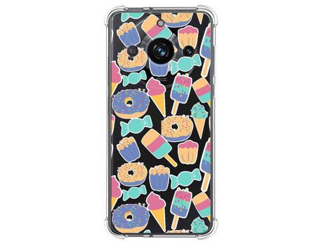 Funda Silicona Antigolpes Realme 11 Pro / 11 Pro+ Plus Diseño Dulces 02 Dibujos TUMUNDOSMARTPHONE