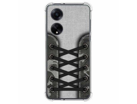 Funda Silicona Antigolpes Oppo A98 5G Diseño Zapatillas 16 Dibujos TUMUNDOSMARTPHONE
