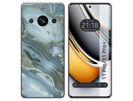 Funda Silicona Realme 11 Pro / 11 Pro+ Plus 5G Diseño Mármol 09 Dibujos TUMUNDOSMARTPHONE