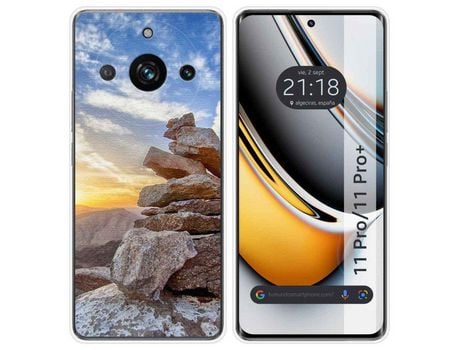 Funda Silicona Realme 11 Pro / 11 Pro+ Plus 5G Diseño Sunset Dibujos TUMUNDOSMARTPHONE