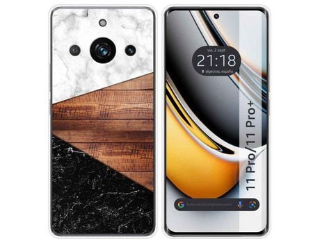 Funda Silicona Realme 11 Pro / 11 Pro+ Plus 5G Diseño Mármol 11 Dibujos TUMUNDOSMARTPHONE