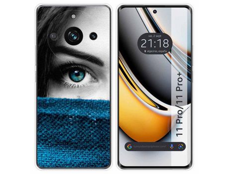 Funda Silicona Realme 11 Pro / 11 Pro+ Plus 5G Diseño Ojo Dibujos TUMUNDOSMARTPHONE