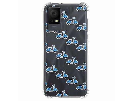 Funda Silicona Antigolpes Tcl 408 Diseño Scooter Dibujos TUMUNDOSMARTPHONE