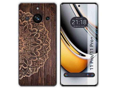 Funda Silicona Realme 11 Pro / 11 Pro+ Plus 5G Diseño Madera 06 Dibujos TUMUNDOSMARTPHONE