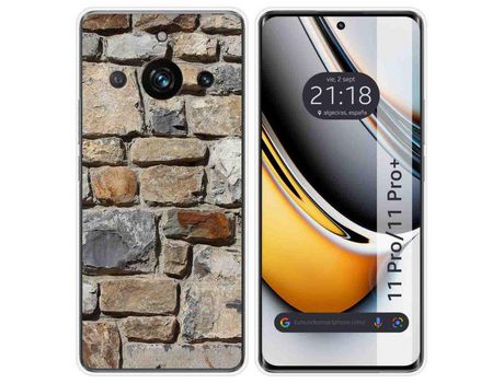 Funda Silicona Realme 11 Pro / 11 Pro+ Plus 5G Diseño Ladrillo 03 Dibujos TUMUNDOSMARTPHONE