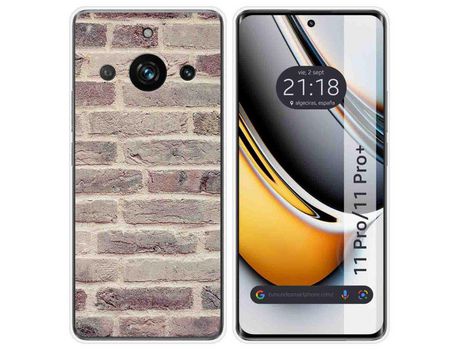 Funda Silicona Realme 11 Pro / 11 Pro+ Plus 5G Diseño Ladrillo 01 Dibujos TUMUNDOSMARTPHONE