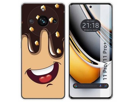 Funda Silicona Realme 11 Pro / 11 Pro+ Plus 5G Diseño Helado Chocolate Dibujos TUMUNDOSMARTPHONE