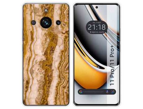 Funda Silicona Realme 11 Pro / 11 Pro+ Plus 5G Diseño Mármol 10 Dibujos TUMUNDOSMARTPHONE