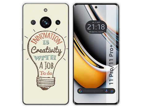 Funda Silicona Realme 11 Pro / 11 Pro+ Plus 5G Diseño Creativity Dibujos TUMUNDOSMARTPHONE