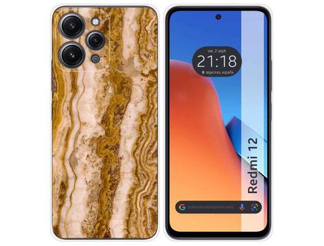 Funda Silicona Xiaomi Redmi 12 Diseño Mármol 10 Dibujos TUMUNDOSMARTPHONE