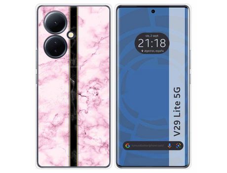 Funda Silicona Vivo V29 Lite 5G Diseño Mármol 04 Dibujos TUMUNDOSMARTPHONE