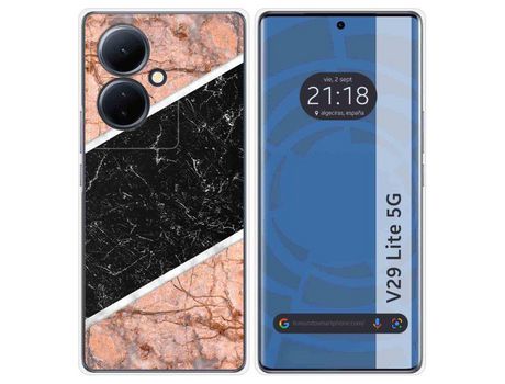 Funda Silicona Vivo V29 Lite 5G Diseño Mármol 07 Dibujos TUMUNDOSMARTPHONE