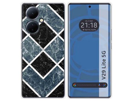 Funda Silicona Vivo V29 Lite 5G Diseño Mármol 06 Dibujos TUMUNDOSMARTPHONE