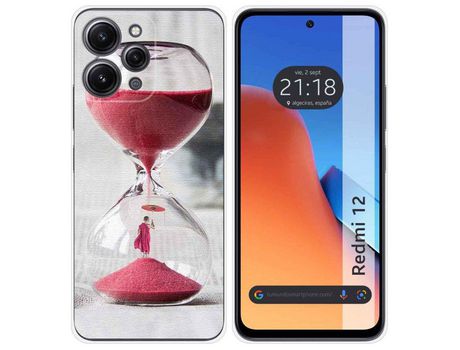 Funda Silicona Xiaomi Redmi 12 Diseño Reloj Dibujos TUMUNDOSMARTPHONE
