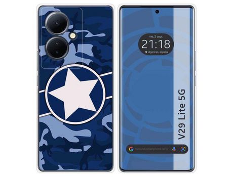 Funda Silicona Vivo V29 Lite 5G Diseño Camuflaje 03 Dibujos TUMUNDOSMARTPHONE