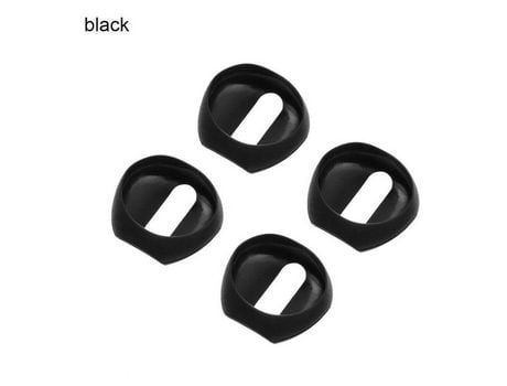 Pack de 2 Fundas de silicona para auriculares antideslizantes para Apple AirPods Earpods negro