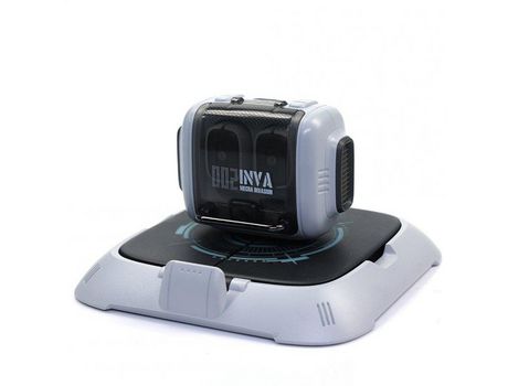 Auricular inalámbrico Invasión mecánica de la cápsula espacial Auricular intrauditivo Bluetooth Soporte de carga inalámbrico Gris