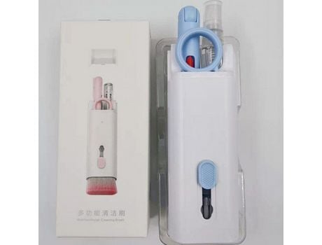 kit de limpieza de auriculares portátil para computadora teléfono móvil azul