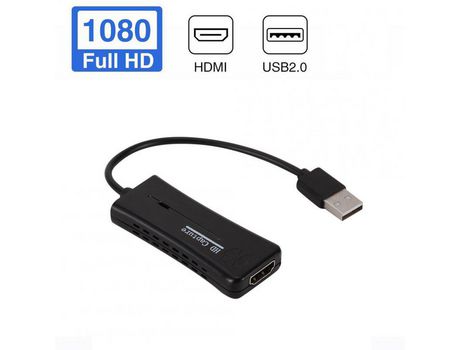 Tarjeta de captura USB2.0 a HDMI Game Video Live Broadcast para Ps4/xbox/switch Obs Live Broadcast Recording negro