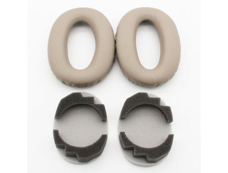 Almohadillas de repuesto de espuma viscoelástica para auriculares Sony Wh-1000xm3, color marrón