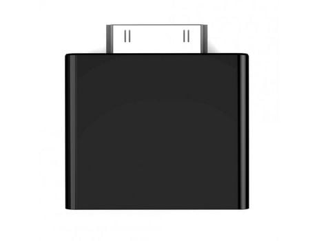 Transmisor Bluetooth Adaptador de audio Interfaz de 30 pines Transmisor de música Compatible para iPod Negro