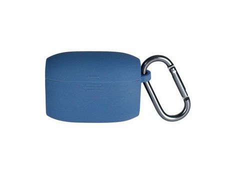 Para Jabra Elite Active 65t Auricular Funda protectora de silicona completa Funda azul