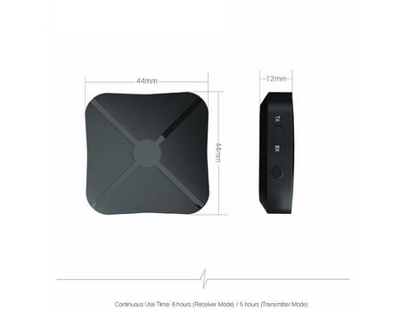 Transmisor de audio Receptor 2 en 1 Bluetooth 4.2 TV Coche Receptor de música Adaptador de música universal para altavoz de auriculares