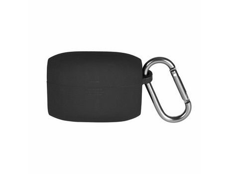 Para Jabra Elite Active 65t Auricular Funda protectora de silicona completa Funda negra