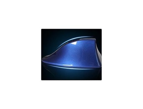 Antena de coche de techo universal Señal de radio de aleta de tiburón aérea para auto SUV Truck Van Blue