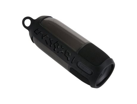 Funda de silicona para altavoz Funda protectora portátil para JBL Pulse 3 Altavoz Bluetooth con gancho para colgar en la mochila negro