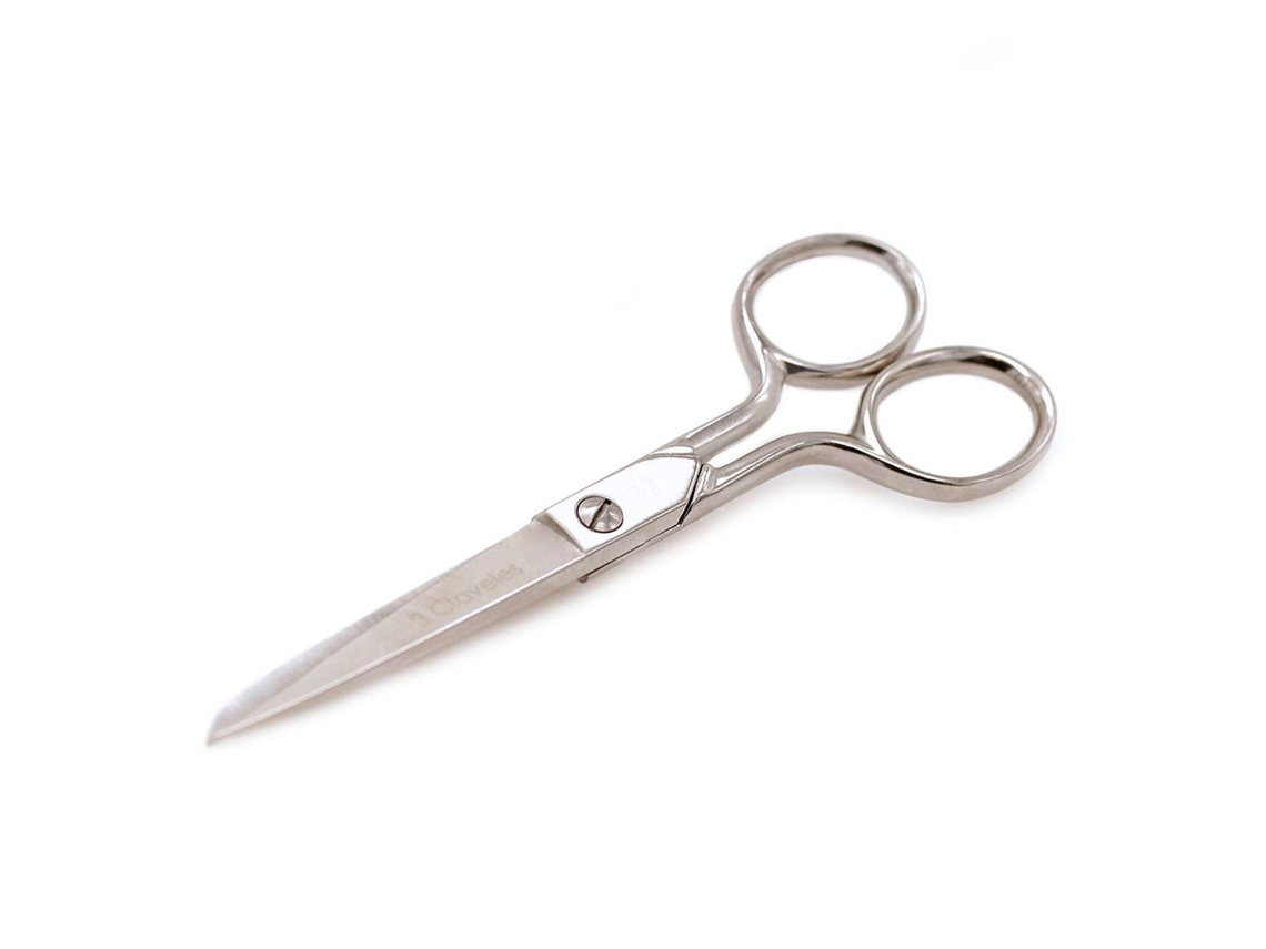 3 CLAVELES - Tijeras de Costura Profesionales Tipo Castellanas, Varios Usos, 14 cm - 5.5
