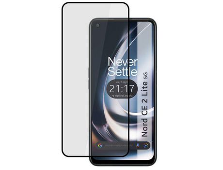 Protector de Pantalla Cristal Templado Completo 5D Full Glue Negro Oneplus Nord CE 2 Lite 5G Vidrio TUMUNDOSMARTPHONE