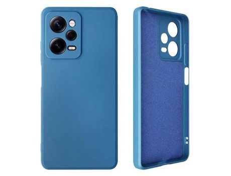 Carcasa de silicona con protección da cámara para Xiaomi Redmi Note 12 Pro 5G Azul MISTERCAPAS