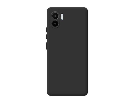 Carcasa de Silicona con Protección de cámara para Xiaomi Redmi A2 Negro MISTERCAPAS