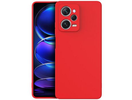 Carcasa de silicona con protección da cámara para Xiaomi Redmi Note 12 Pro 5G Rojo MISTERCAPAS