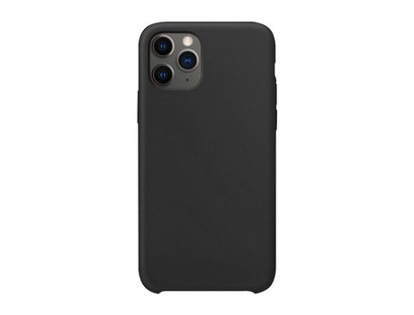 Carcasa de Silicona Líquido Premium para iPhone 11 Pro Max Negro MISTERCAPAS