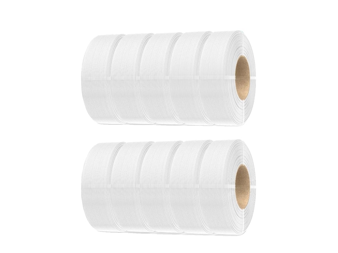 Filamento para impresora 3D, PLA/PETG, diámetro 1,75 mm, PLA blanco OEM