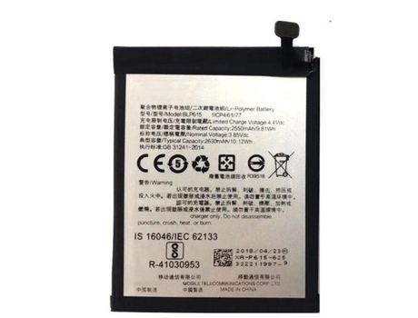Batería CROWNED 2630mah 10.12wh 3.85v blp615 teléfono recargable li-ion para teléfono celular oppo a37m a37t