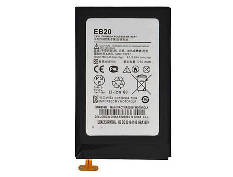 Batería CROWNED Eb20 1900Mah para Motorola Moto Xt910 Xt912 Mb886 Droid Razr Mt917 Mt887 Xt885 Xt889 teléfono móvil