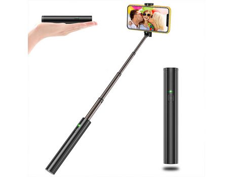 Selfie Stick Tripod, All in One Extensible Bluetooth Selfie Stick con obturador remoto inalámbrico para iPhone Xs/Xs Max/XR/X/8, Galaxy S10/9/8/Not...