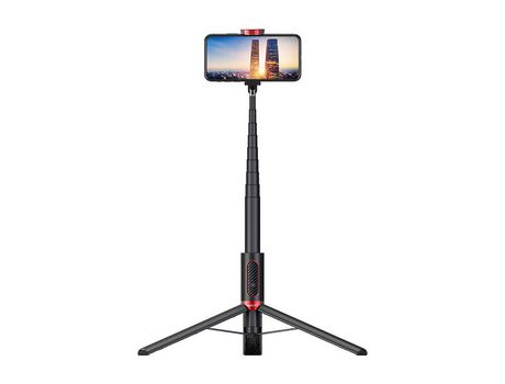 Trípode Bluetooth Selfie Stick, Extensible 3 en 1 Aluminio Selfie Pole con Control Remoto Inalámbrico Giratorio 360 para iPhone 13/12/11 Pro/XS Max...