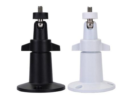Soporte de pared de metal de seguridad ajustable para interiores/exteriores Paquete de 2 piezas $Soporte de aluminio/Cámara de vigilancia Arlo Pro ...