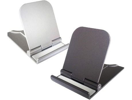 Soporte para teléfono móvil, paquete de 2 soportes para teléfono móvil para escritorio, soporte para teléfono pequeño para viajes, ligero, portátil...