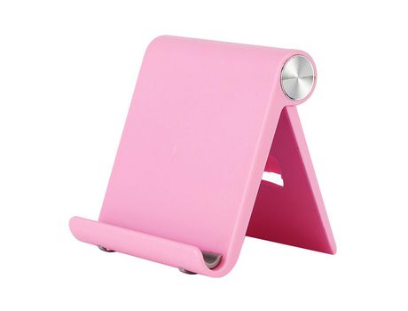 ELKUAIE Soporte para teléfono celular de escritorio Soporte para teléfono plegable ajustable Soporte para teléfono de oficina