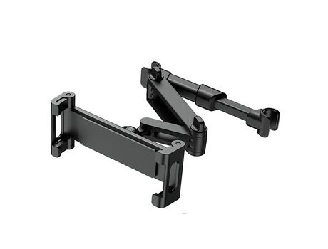 ELKUAIE Reposacabezas de coche Soporte de asiento trasero Reposacabezas de coche Soporte de tableta ajustable Soporte de teléfono