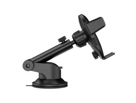 Car Phone Holder, Dash Mount, Universal 360 Rotatable Extendable Arm with One Button Release for Cell Phone 5.8-9cm 20cm before stretching, 25cm aft
