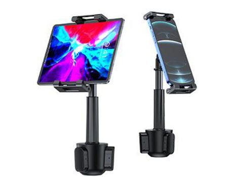 Portavasos para automóvil Soporte para tableta, tableta universal y teléfono inteligente Soporte para automóvil para iPad Pro / Air / Mini, Kindle,...